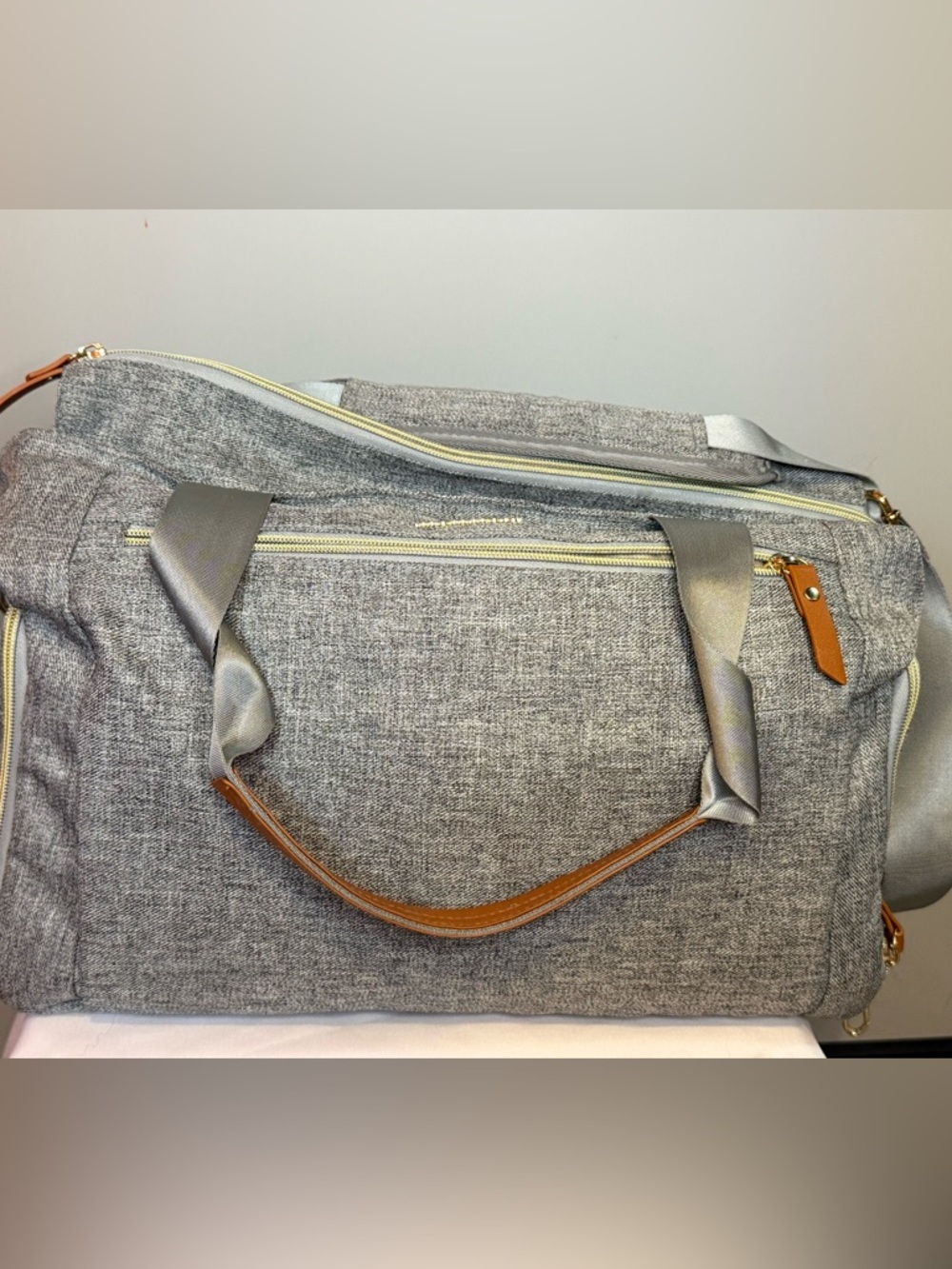 Mommore Diaper Bag Insulated Pockets Designed to Fit Breast Pump